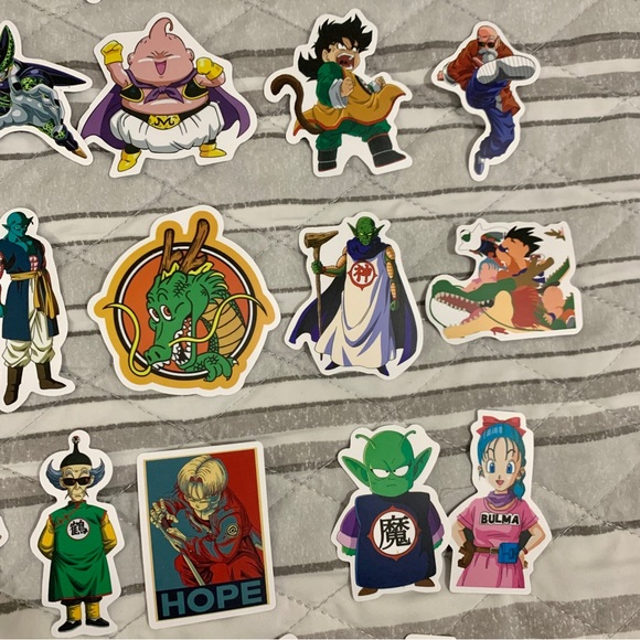 Dragon Ball Z Random Stickers Lot of 71 - Picture 7 of 11